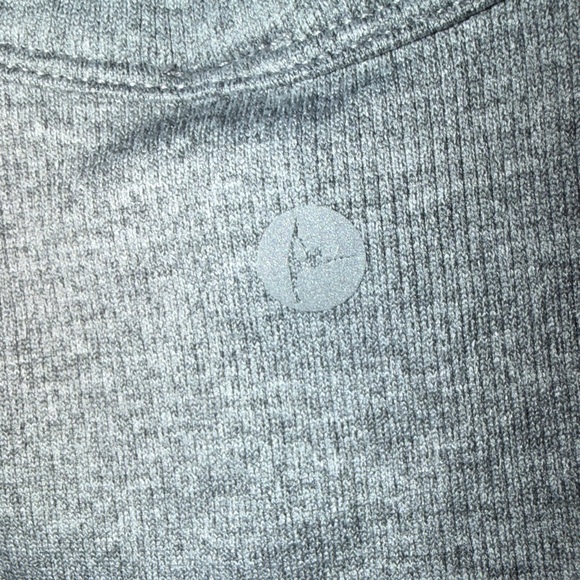 90 Degree By Reflex Heather Gray Crop Top - Picture 5 of 6